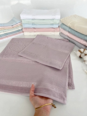 12'Lİ PAKET 30X50 SARRA ETAMİN DİKİŞLİ HAVLU