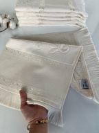 30X50 MYSOFT SAÇAKLI ETAMİN HAVLU 6'LI