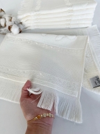 30X50 MYSOFT SAÇAKLI ETAMİN HAVLU 6'LI