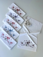 50X90 SARRA 6'LI 3D KADİFE HAVLU - FULYA