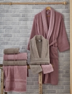 MYSOFT AİLE BORNOZ SETİ