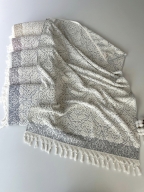 90X150 SARRA SARE BAĞLAMALI DAMASK BANYO HAVLUSU