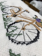 50x90 MYSOFT 6 LI NAKIŞLI HAVLU - BİSİKLET