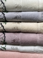 50x90 MYSOFT 6 LI NAKIŞLI HAVLU - BİSİKLET