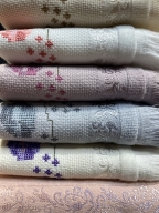 30X50 MYSOFT 6 LI NAKIŞLI HAVLU - LALE