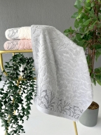 50x90 SARRA 3'LÜ SARE DİKİŞLİ DAMLA HAVLU