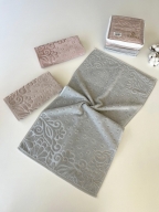 50x90 SARRA RENKLİ FİRUZE 3'LÜ HAVLU