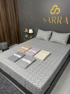 SARRA HOME FLORA ÇİFT KİŞİLİK EKO LASTİKLİ ÇARŞAF SETİ