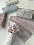 50x90 SARRA DELUXE 6'LI HAVLU - GÜL