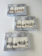 SARRA KAPAMA 2'Lİ ROKOKO NAKIŞLI HAVLU - GÜL