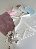 50X90 MYSOFT 6'LI RENKLİ HAVLU - KARO
