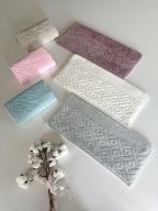 50X90 MYSOFT 6'LI RENKLİ HAVLU - KARO