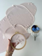 SARRA HOME OVAL FİYONK 3'LÜ SALON TAKIMI