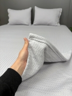 220x245 SARRA %100 PAMUK ÖRGÜ PİKE TAKIMI