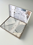 SARRA HOME ÇİFT KİŞİLİK LIGHT NEVRESİM TAKIMI - LORENT
