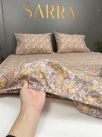 SARRA HOME FLOWERS 160x200 EKO LASTİKLİ ÇARŞAF SETİ