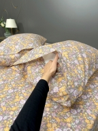 SARRA HOME FLOWERS 160x200 EKO LASTİKLİ ÇARŞAF SETİ