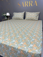 SARRA HOME FLOWERS 160x200 EKO LASTİKLİ ÇARŞAF SETİ