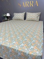 SARRA HOME FLOWERS 160x200 EKO LASTİKLİ ÇARŞAF SETİ
