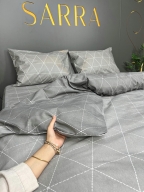 SARRA HOME ÇİFT KİŞİLİK LIGHT NEVRESİM TAKIMI - DREAM GRİ