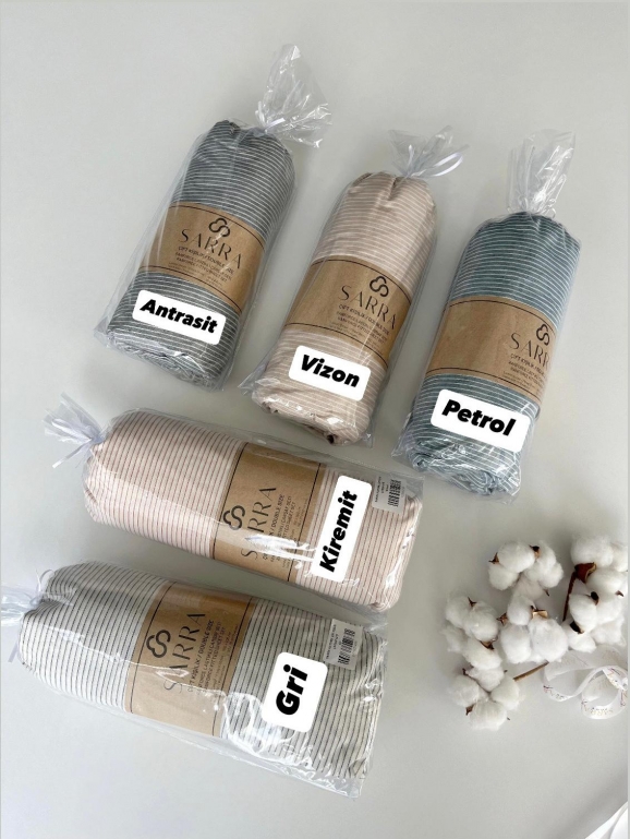 SARRA NATUREL ÇİFT KİŞİLİK ÇARŞAF TAKIMI