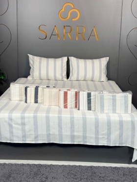 SARRA ÇİFT KİŞİLİK LİNE DÜZ ÇARŞAF SETİ