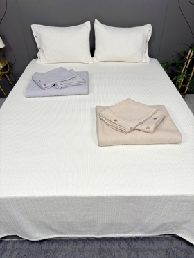 220x245 SARRA %100 PAMUK ÖRGÜ PİKE TAKIMI