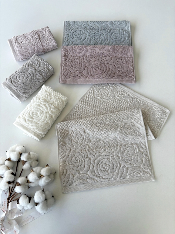 30x50 SARRA DELUXE 6'LI HAVLU - GÜL