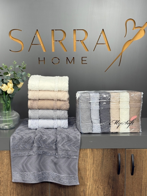 50X90 MYSOFT DELUXE 6'LI HAVLU - ZİKZAK